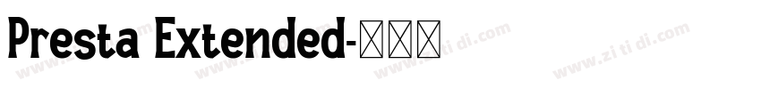 Presta Extended字体转换